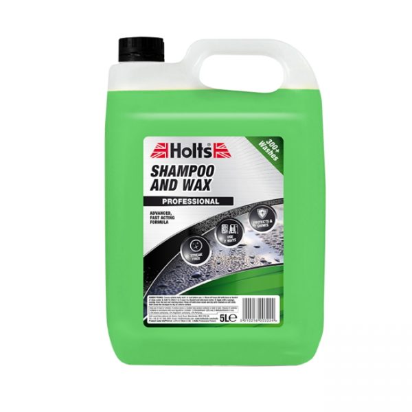 HOLTS SHAMPOO AND WAX - 5LT