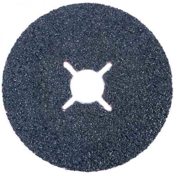 ZIRCONIUM FIBRE SANDING DISCS - 125MM X 22MM 60 GRIT - 25 PACK