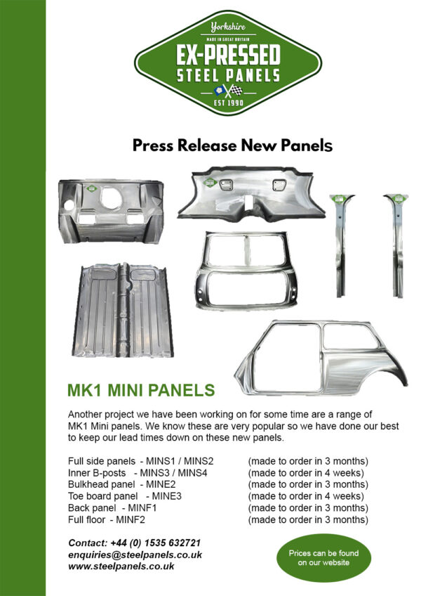 New Panels - Check out our latest panel projects - Ex-Pressed Steel Panels